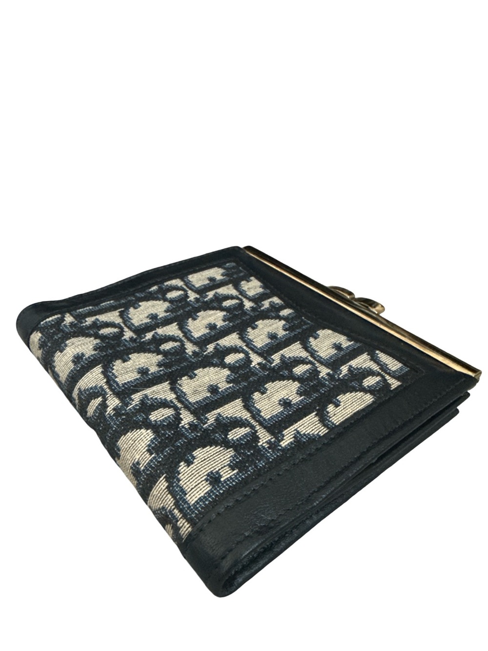 Authentic Dior Black Leather Card Holder with Gold Logo - Picture 8 of 15